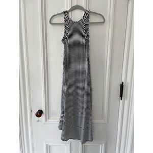 Paper doll cream and black striped lace tank dress 16